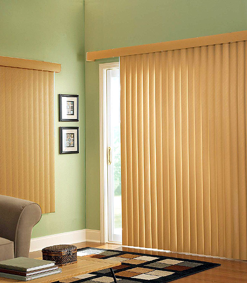 VERTICAL BLINDS - 200+ COLORS IN VINYL, FABRIC, PERFORATED, FAUX WOOD.